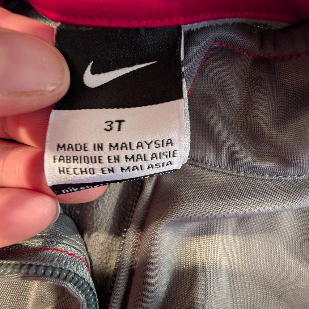 Nike 3T Kids Jacket in Red and Gray